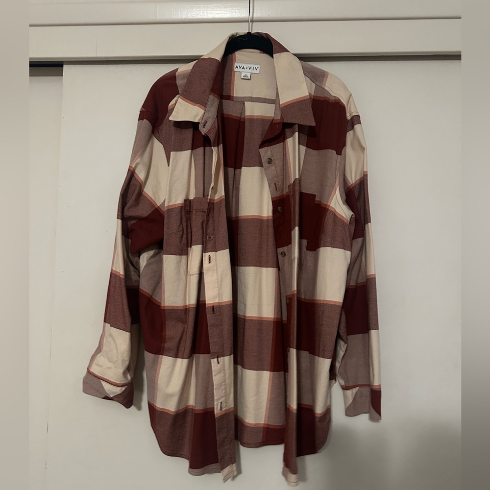 Ava & Viv button up flannel